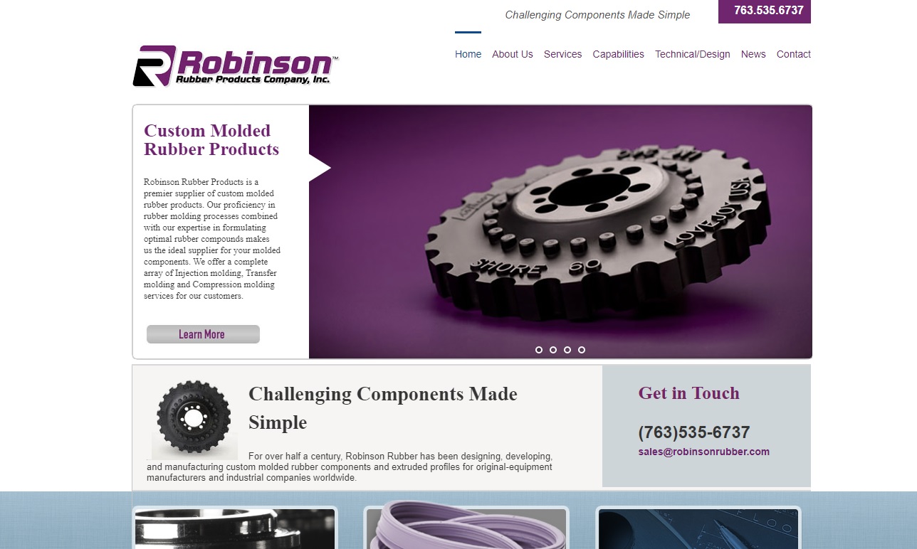 Robinson™ Rubber Products Company, Inc.