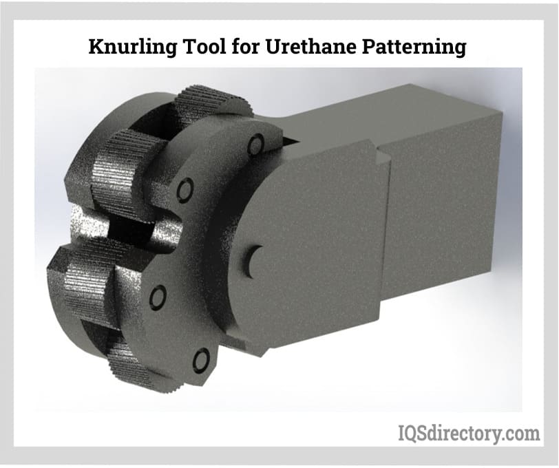 Knurling Tool for Urethane Patterning